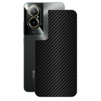 Película para Realme C67 - Traseira de Fibra de Carbono Preta - Gshield Película para Realme C67 - Traseira de Fibra de Carbono Preta - Gshield