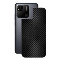 Película Para Redmi 10A-Traseira Fibra Carbono Preta-Gshield