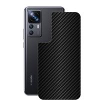 Película Para Xiaomi12T-Traseira Fibra Carbono Preta-Gshield