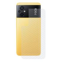 Película Poco M5 - Traseira Fibra de Carbono - Gshield Película Poco M5 - Traseira Fibra de Carbono - Gshield