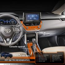 Película PPF Console Central Ar Corolla Cross XRX Hybrid 25