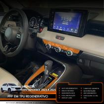 Película PPF Console Central Ar Honda HRV Advance 23 25 Película PPF Console Central Ar Honda HRV Advance 23 25