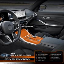Película PPF Console Central BMW 320i M Sport 25 26 Película PPF Console Central BMW 320i M Sport 25 26