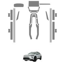 Película PPF Interior Exterior Corolla Cross XRX Hybrid 26