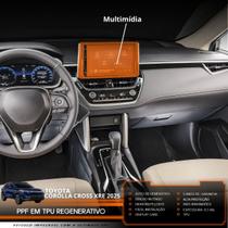 Película PPF Multimídia Corolla Cross XRE 25 Película PPF Multimídia Corolla Cross XRE 25
