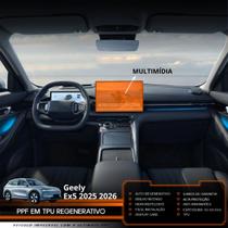 Película PPF Multimídia Geely Ex5 2025 2026 Película PPF Multimídia Geely Ex5 2025 2026