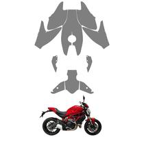 Película PPF Semi Full Ducati Monster 797 18 20 Película PPF Semi Full Ducati Monster 797 18 20