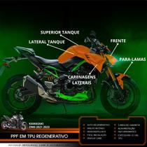 Película PPF Semi Full KAWASAKI Z900 21 23 Película PPF Semi Full KAWASAKI Z900 21 23