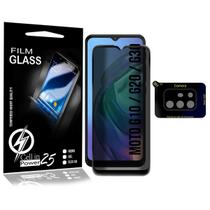 Película Privacidade 3d + Pel Câmera Para Moto G20 XT2128 6.5 - Cell In Power25