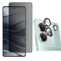 Película Privacidade 3D + Película De Câmera Para Redmi Note 14 5G Película Privacidade 3D + Película De Câmera Para Redmi Note 14 5G