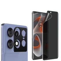 Película Privacidade Cerâmica + Película de Câmera Para Moto Edge 50 Pro Película Privacidade Cerâmica + Película de Câmera Para Moto Edge 50 Pro