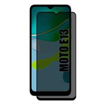 Película Privacidade de Vidro 3D para Motorola Moto E13 Anti Espião