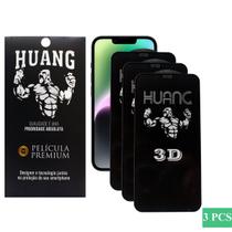 Película Privacidade HUANG para iPhone - Vidro Temp 3 Un. HD