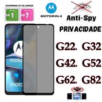 Película Privativa 3D Anti Espião MOTO G22 G32 G42 G52 G62 G82 Película Privativa 3D Anti Espião MOTO G22 G32 G42 G52 G62 G82