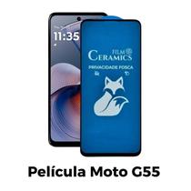 Película Privativa Anti espião Fosca de Cerâmica para Moto G55
