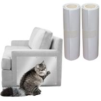 Película Protetora Adesiva Filme Transparente Anti-Arranhão Pets Gatos Sofá e Móveis 15cm x 6metros