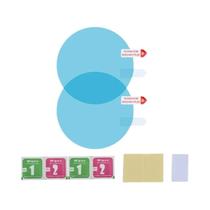Película Protetora Antiembaçante, Antirreflexo, Impermeável E À Prova De Chuva Para Espelho