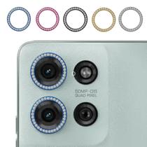 Película Protetora da Câmera Strass Diamante Para Moto G75