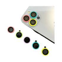 Película Protetora De Câmera Cerâmica Brilhante Para iPhone 14 13 12 11 15 pro Max plus Mini Anel De