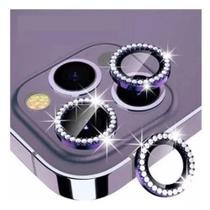 Película protetora de camera com strass p/ iphone 13 pro / 13 pro max huang