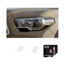 Película Protetora De Farol De Carro Em TPU PPF Preta Pré-Cortada Para Toyota Tacoma 2016-2026, Película Protetora De Farol De Carro Em TPU PPF Preta Pré-Cortada Para Toyota Tacoma 2016-2026,