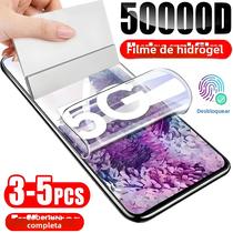 Película Protetora de Hidrogel para Samsung Galaxy S21, S22, S23, S20, S10, Note 20, 9 e 10