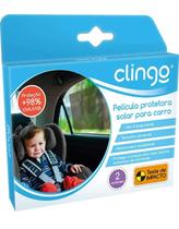 Película Protetora Solar 98% UVA / UVB Infantil Removível e Reutilizável para Carro com 2 Unidades - Clingo