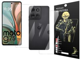 Película Protetora Tela E Traseira Hidrogel P/ Moto G75 6.8'