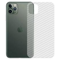 Película Protetora Traseira Adesiva nano gel 5d de Fibra de Carbono para iPhone 11 Pro Max