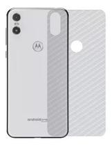 Película Protetora Traseira Fibra de Carbono Motorola One 5.9 Polegadas