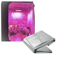 Película Refletiva Metalizada Para Estufa Cultivo Indoor Grow 210x120mm Película Refletiva Metalizada Para Estufa Cultivo Indoor Grow 210x120mm