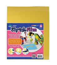 Película retrátil Grafix Amarelo Opaco 21,6x28 cm 50 folhas