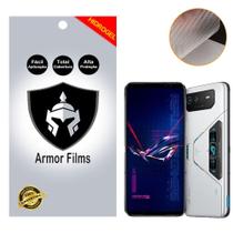 Película Skin Traseira Carbono Transparente Asus Rog Phone 6