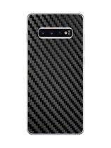 Película Skin Verso Fibra de Carbono Para Samsung Galaxy S10 + Película da Câmera Película Skin Verso Fibra de Carbono Para Samsung Galaxy S10 + Película da Câmera