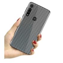 Película Skin Verso Fibra de Carbono + Película Gel Hidrogel Hd Para Motorola Moto Edge + Película da Câmera