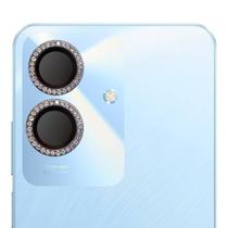 Película Strass Diamante Preto para Câmera Realme Note 60