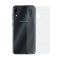 Película Traseira de Fibra de Carbono Transparente para Samsung Galaxy A20 - Gshield