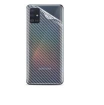 Película Traseira Verso Fibra De Carbono Compatível Samsung Galaxy A31
