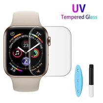 Pelicula UV Glass Compatível Apple Watch 42mm Proteção Completa - Space Tech