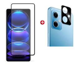Película Vidro 3d + Camera Compativel Xiaomi Redmi Note 12 /note 12 Pro