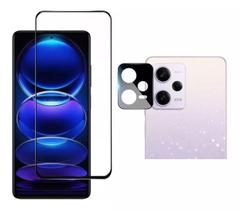 Película Vidro 3d + Câmera Para Xiaomi Redmi Note 12 Pro+ 5g