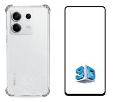 Pelicula Vidro 3d + Capa Anti Impacto Para Redmi Note 13 Pro