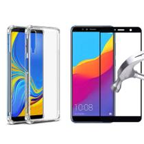 Película Vidro 3d + Capa Anti Impacto SAMSUNG A7 2018