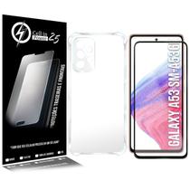 Película Vidro 3D + Capa Anti SHOCK compativel Galaxy A53 5G A536 6.5 - Cell In Power25 Película Vidro 3D + Capa Anti SHOCK compativel Galaxy A53 5G A536 6.5 - Cell In Power25