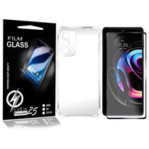 Película Vidro 3D + Capa Anti SHOCK Moto Edge 20 Pro XT2153 - Cell In Power25 - Motorola