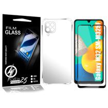 Película Vidro 3D + Capa COM BORDA Galaxy M32 M325 6.4 - Cell In Power25 Película Vidro 3D + Capa COM BORDA Galaxy M32 M325 6.4 - Cell In Power25