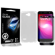 Película Vidro 3D + Capa COM BORDA LG K10 Power LGM320 - Cell In Power25