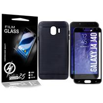 Película Vidro 3D + Capa Emborrachada compatível Galaxy J4 J400 5.5 - Cell In Power25 Película Vidro 3D + Capa Emborrachada compatível Galaxy J4 J400 5.5 - Cell In Power25