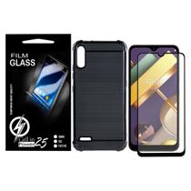 Película Vidro 3D + Capa Emborrachada LG K22 K200BMW 6.2 - Cell In Power25 Película Vidro 3D + Capa Emborrachada LG K22 K200BMW 6.2 - Cell In Power25