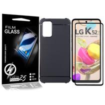 Pelicula Vidro 3D + Capa Emborrachada LG K52 K420BMW 6.6 - Cell In Power25